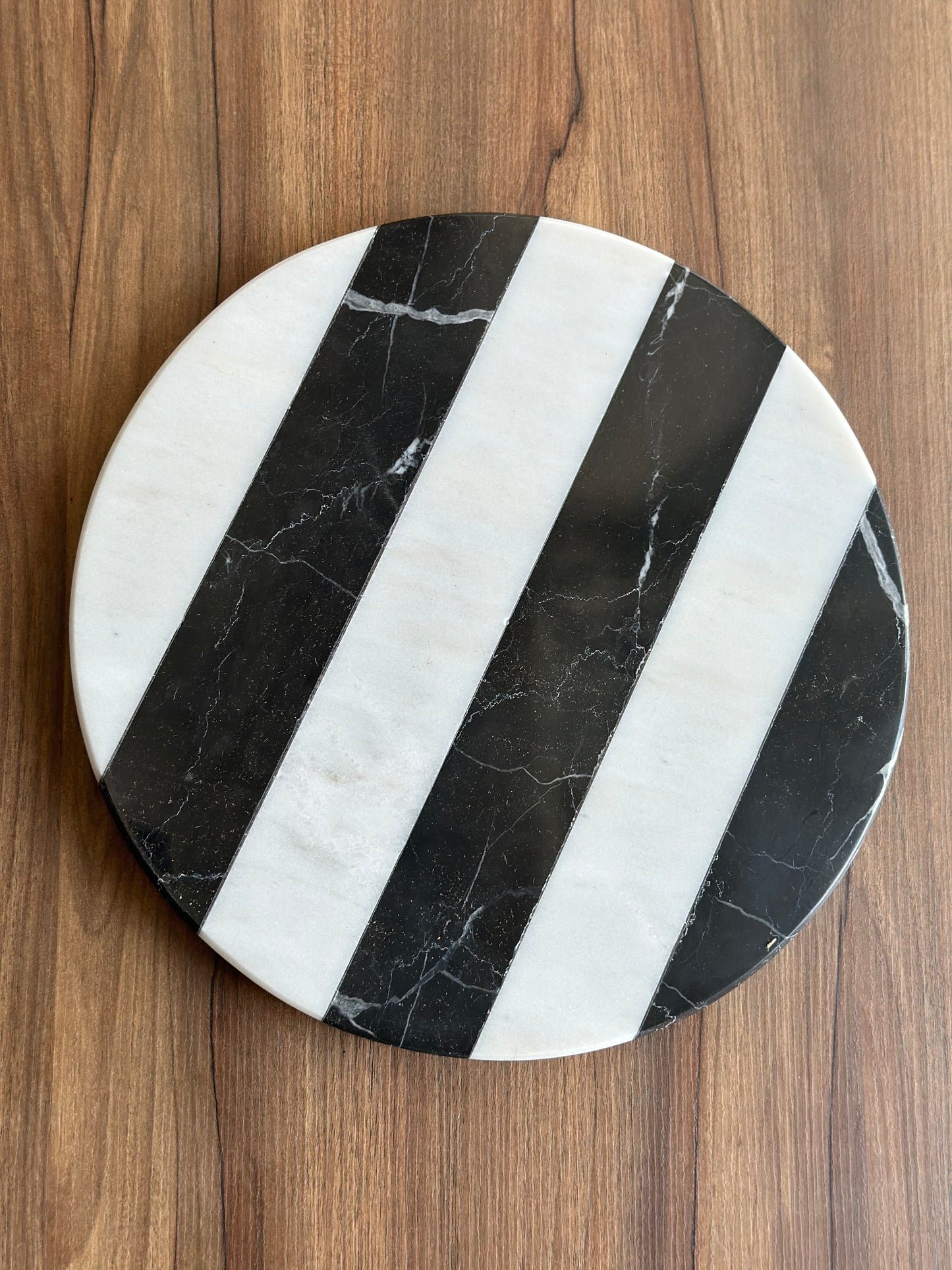 Tabla circular de mármol