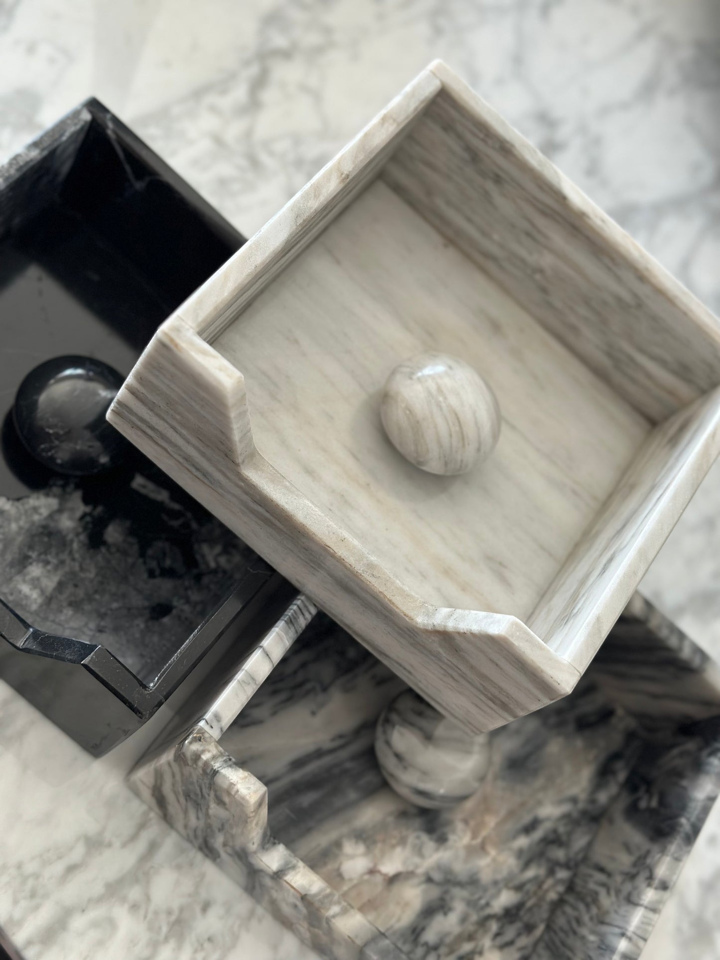 Servilletero de mármol