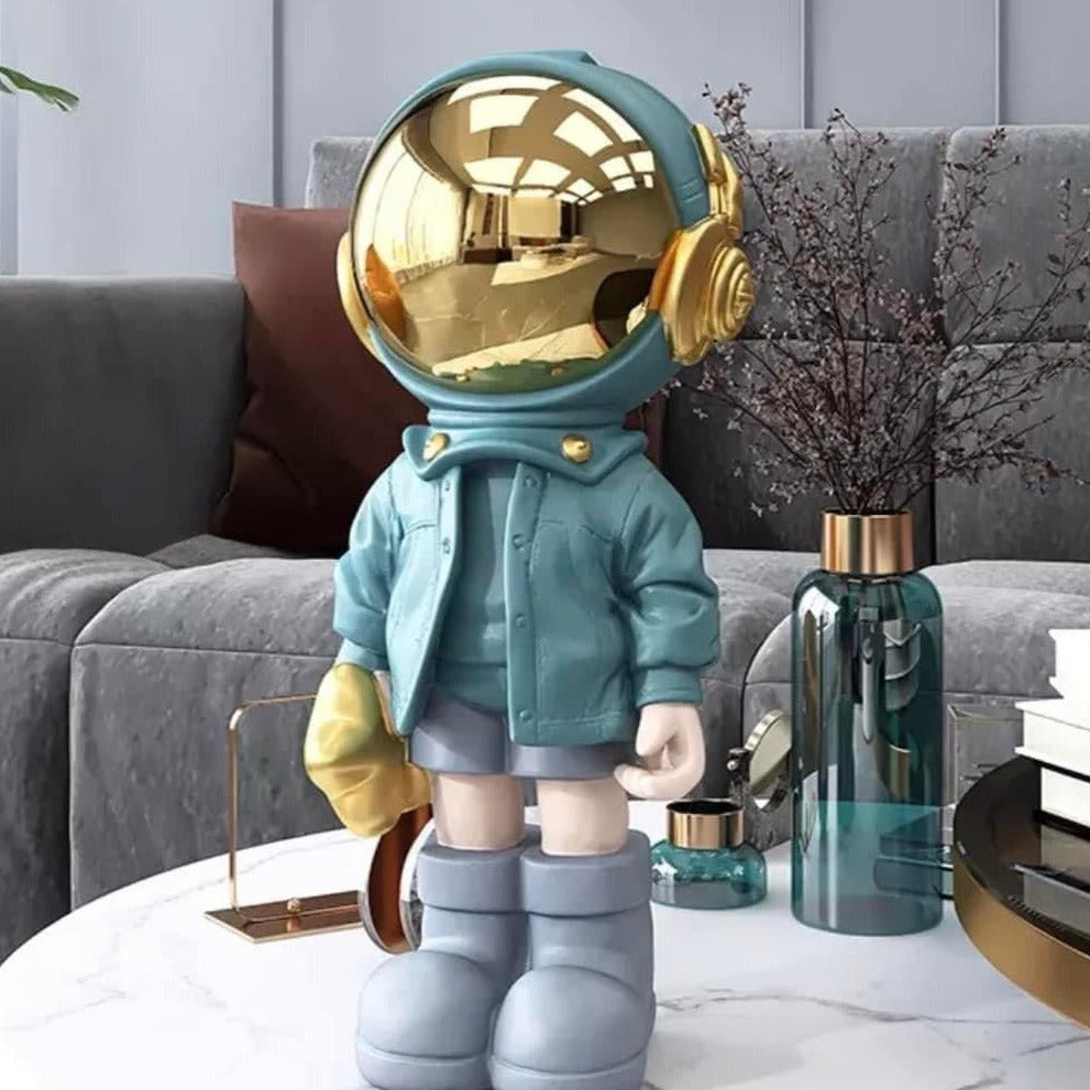 Space Boy Astronauta Azul