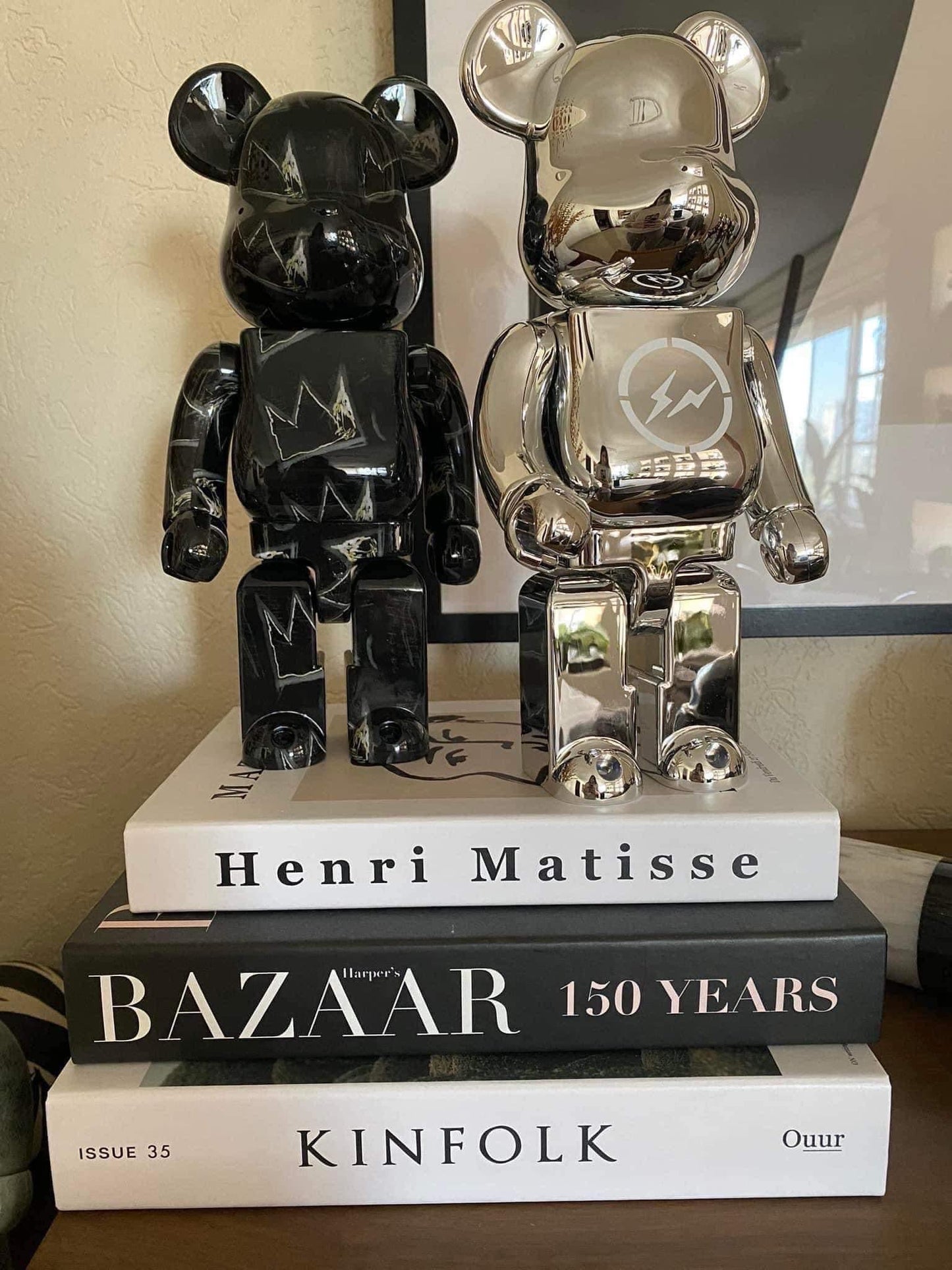 Bearbrick Plateado
