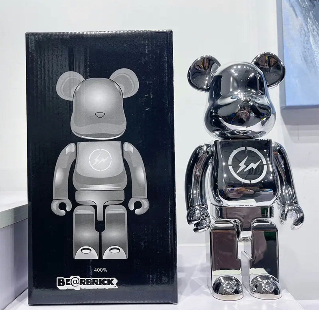Bearbrick Plateado